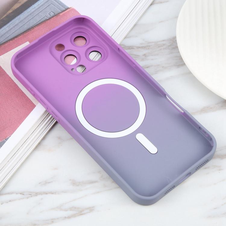 For iPhone 17e / 16e Liquid TPU Silicone Gradient MagSafe Phone Case
