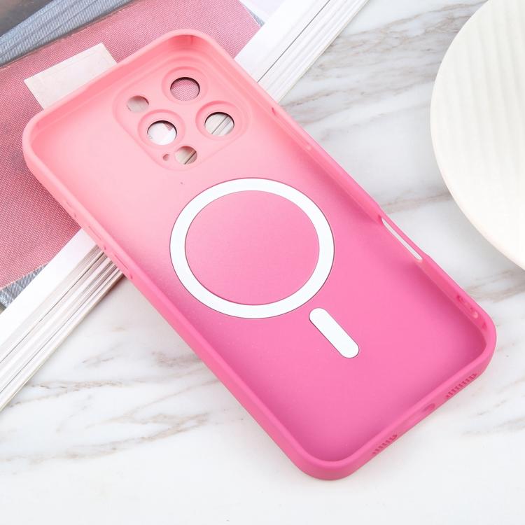 For iPhone 17e / 16e Liquid TPU Silicone Gradient MagSafe Phone Case