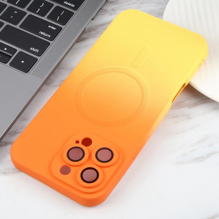 For iPhone 17e / 16e Liquid TPU Silicone Gradient MagSafe Phone Case