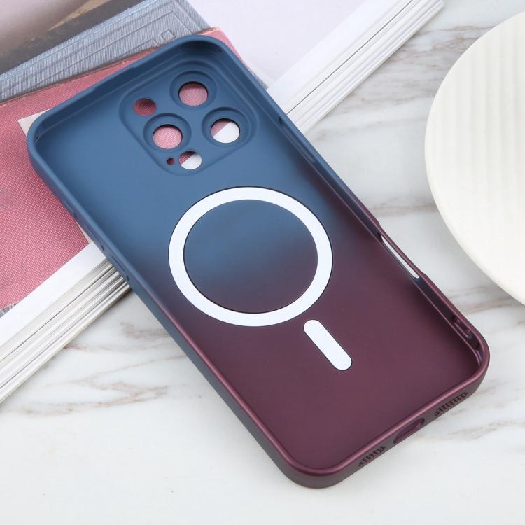 For iPhone 17e / 16e Liquid TPU Silicone Gradient MagSafe Phone Case