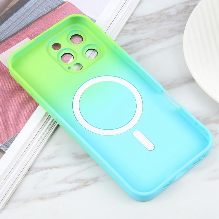 For iPhone 17e / 16e Liquid TPU Silicone Gradient MagSafe Phone Case