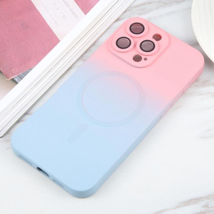 For iPhone 17e / 16e Liquid TPU Silicone Gradient MagSafe Phone Case