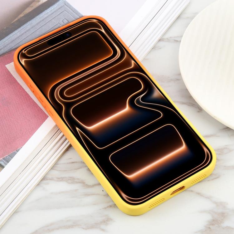For iPhone 17 Pro Max Liquid TPU Silicone Gradient MagSafe Phone Case
