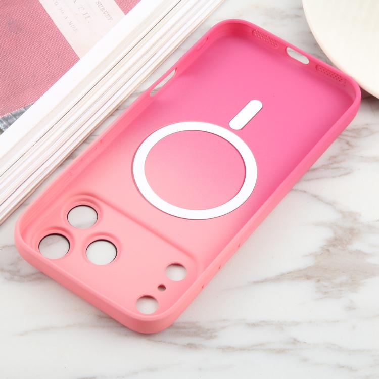 For iPhone 17 Pro Liquid TPU Silicone Gradient MagSafe Phone Case