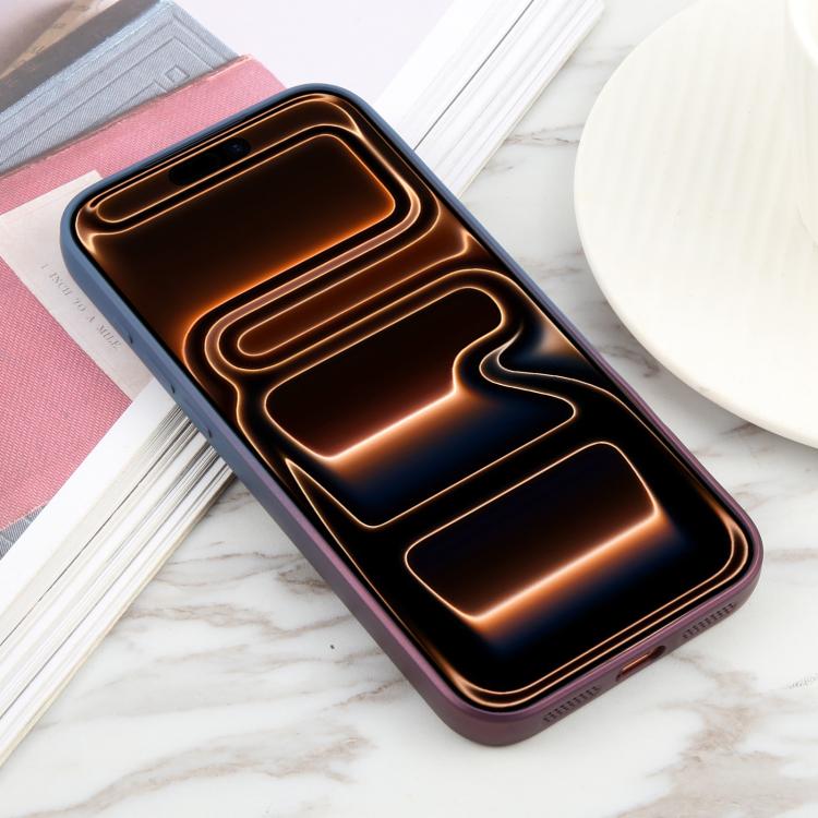 For iPhone 17 Pro Liquid TPU Silicone Gradient MagSafe Phone Case
