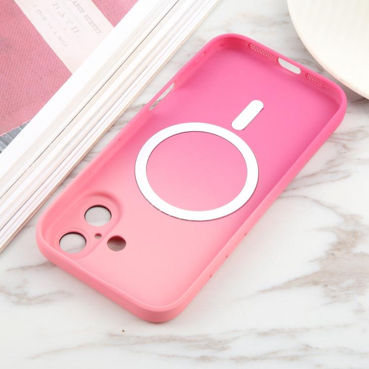 For iPhone 17 Liquid TPU Silicone Gradient MagSafe Phone Case