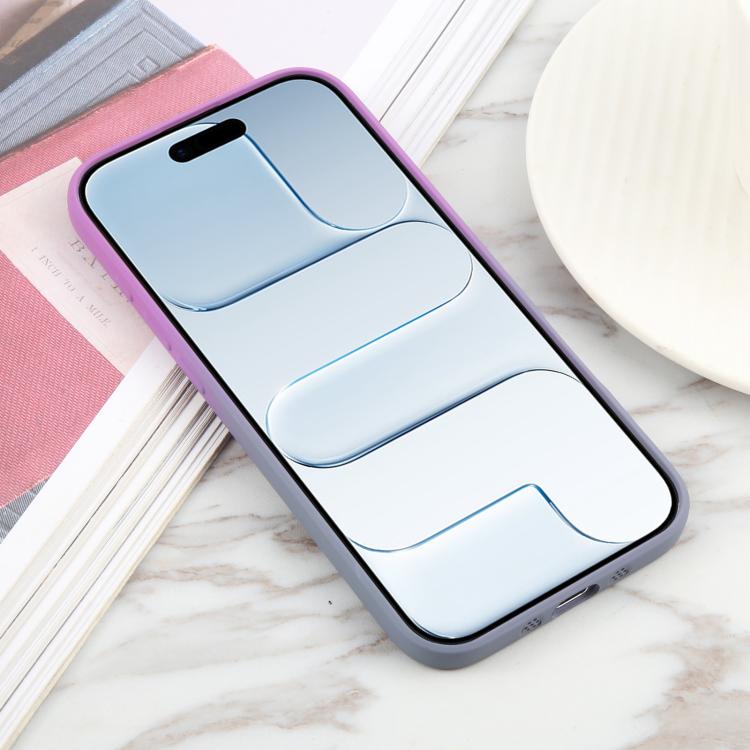 For iPhone Air Liquid TPU Silicone Gradient MagSafe Phone Case