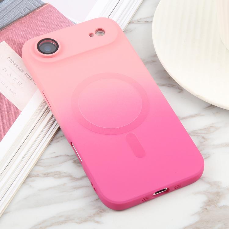 For iPhone Air Liquid TPU Silicone Gradient MagSafe Phone Case