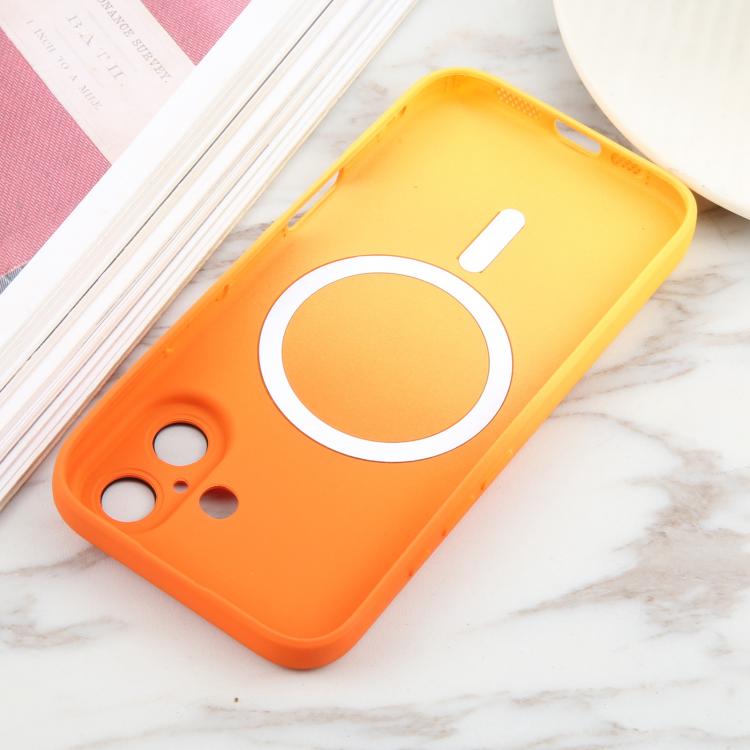 For iPhone Air Liquid TPU Silicone Gradient MagSafe Phone Case