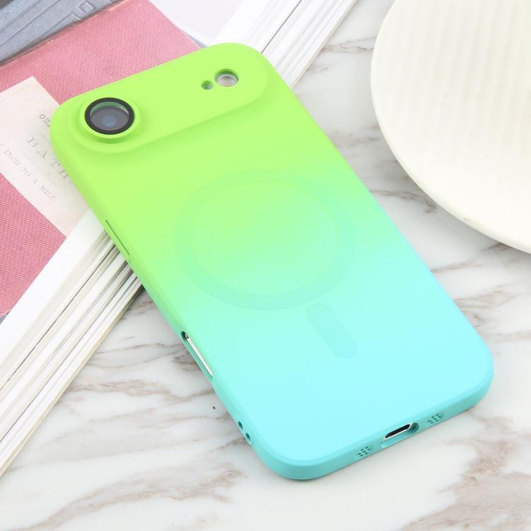 For iPhone Air Liquid TPU Silicone Gradient MagSafe Phone Case