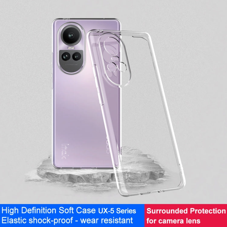For OPPO Reno10 Pro 5G Global IMAK UX-5 Series Transparent TPU Phone Case
