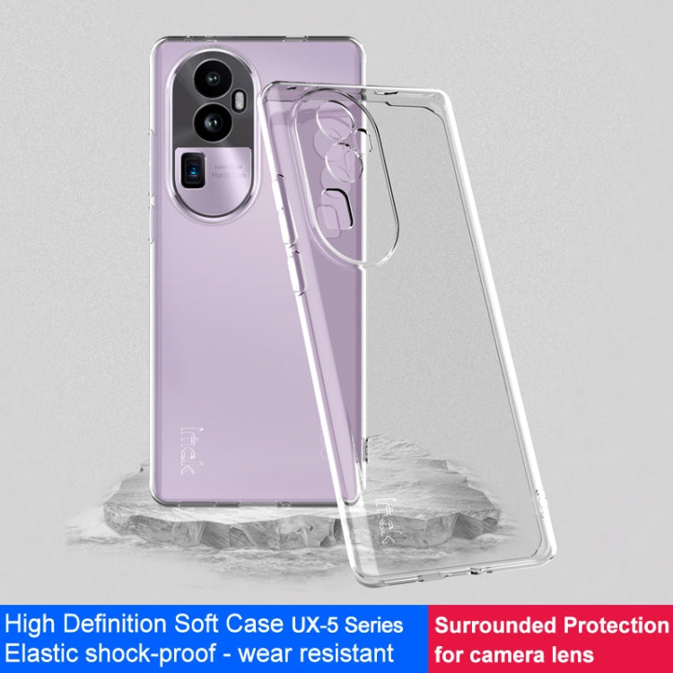 For OPPO Reno10 Pro+ 5G Global IMAK UX-5 Series Transparent TPU Phone Case