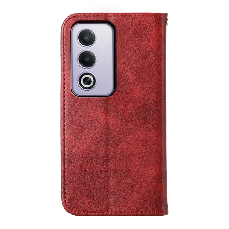 For OPPO A3 Pro 5G Cubic Grid Calf Texture Magnetic Leather Phone Case