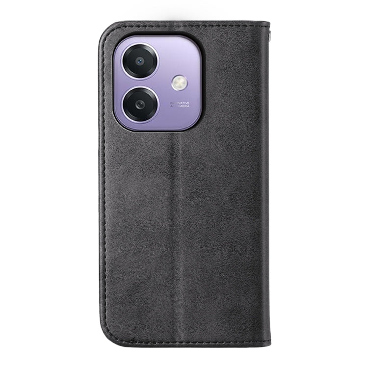 For OPPO A3 4G / 5G / A3X 4G / 5G India Cubic Grid Calf Texture Magnetic Leather Phone Case