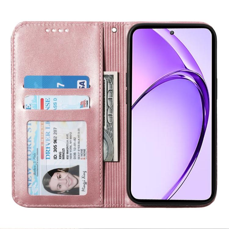 For OPPO Reno13 F 4G / 5G Cubic Grid Calf Texture Magnetic Leather Phone Case