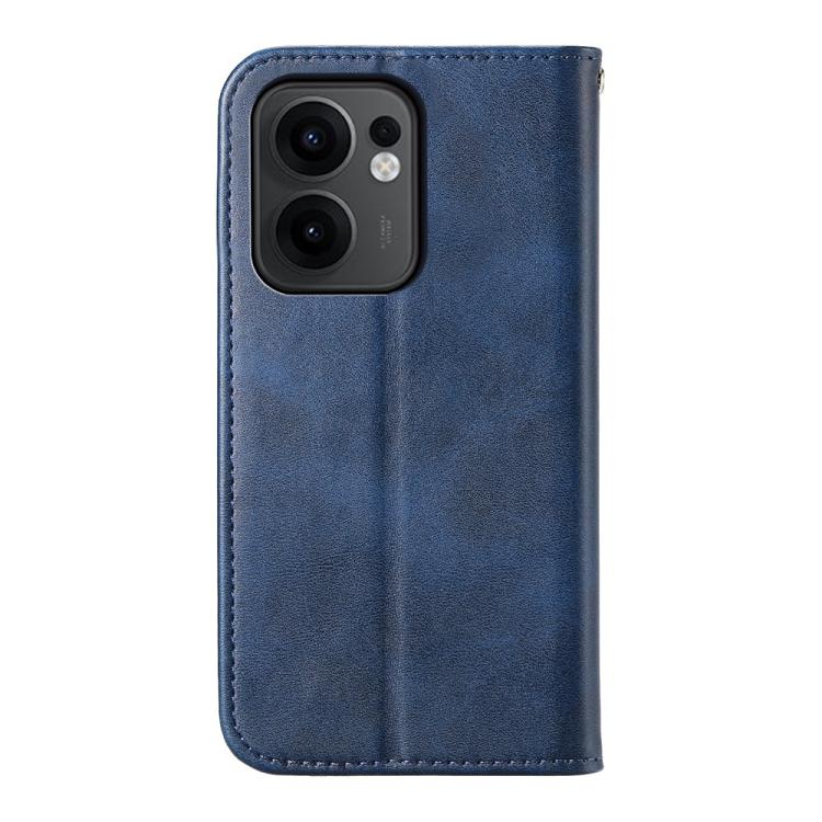 For OPPO Reno13 F 4G / 5G Cubic Grid Calf Texture Magnetic Leather Phone Case