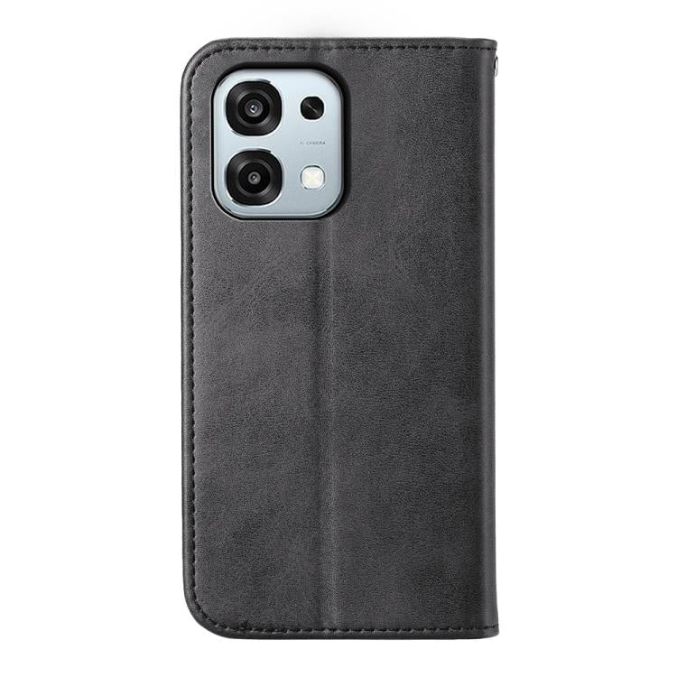 For OPPO A6 Pro 4G / 5G Global / F31 5G Cubic Grid Calf Texture Magnetic Leather Phone Case