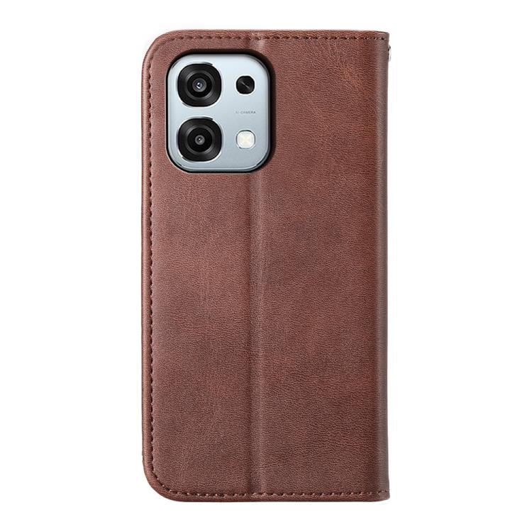 For OPPO A6 Pro 4G / 5G Global / F31 5G Cubic Grid Calf Texture Magnetic Leather Phone Case
