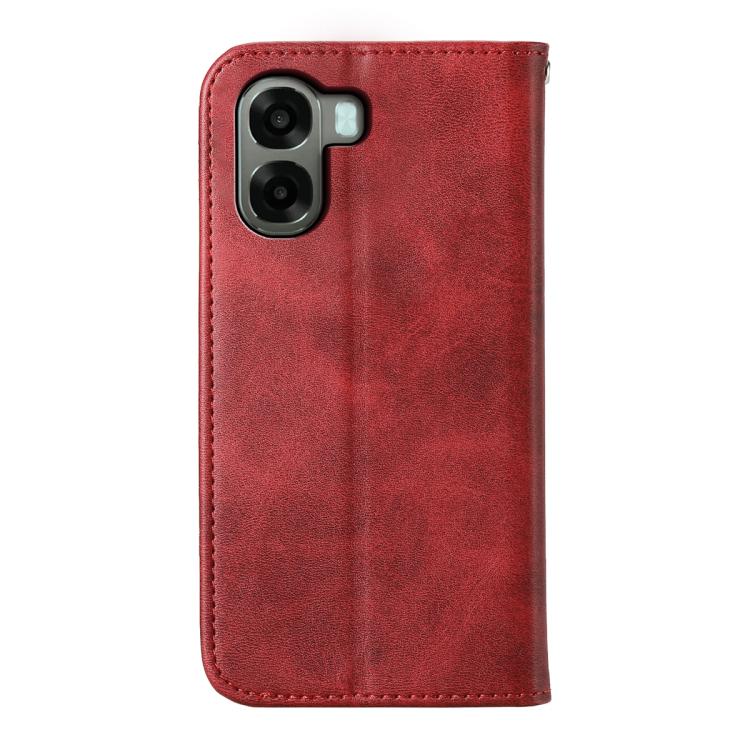 For OPPO A6x 5G / A6 5G Global Cubic Grid Calf Texture Magnetic Leather Phone Case