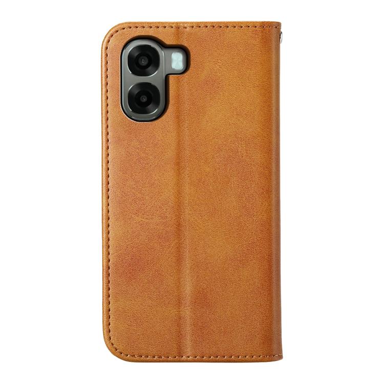 For OPPO A6x 5G / A6 5G Global Cubic Grid Calf Texture Magnetic Leather Phone Case