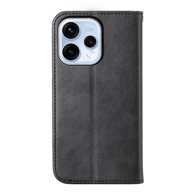For OPPO Reno15 5G / Reno 15c 5G Cubic Grid Calf Texture Magnetic Leather Phone Case