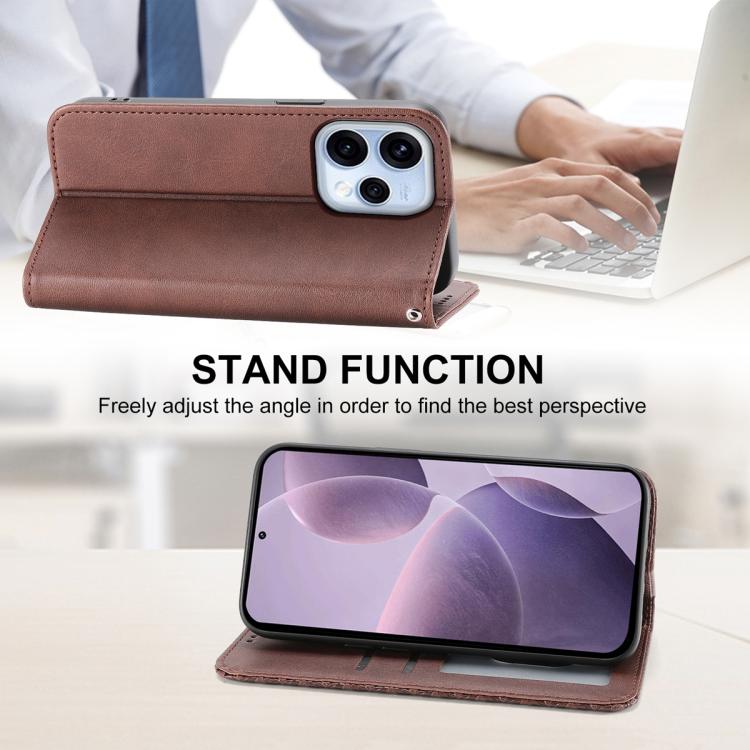 For OPPO Reno15 5G / Reno 15c 5G Cubic Grid Calf Texture Magnetic Leather Phone Case