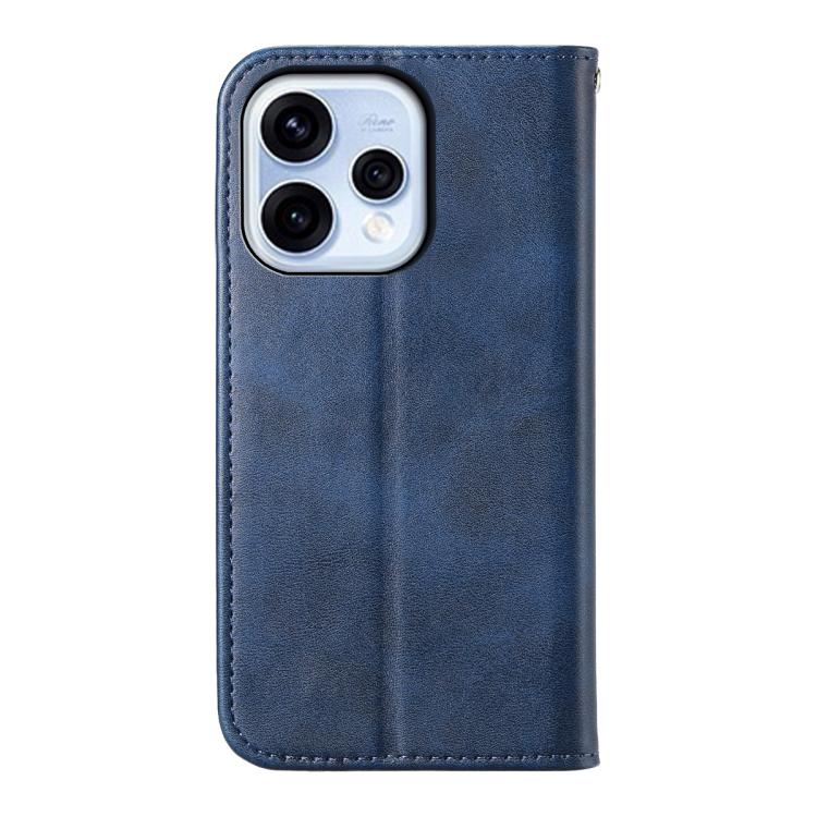 For OPPO Reno15 5G / Reno 15c 5G Cubic Grid Calf Texture Magnetic Leather Phone Case