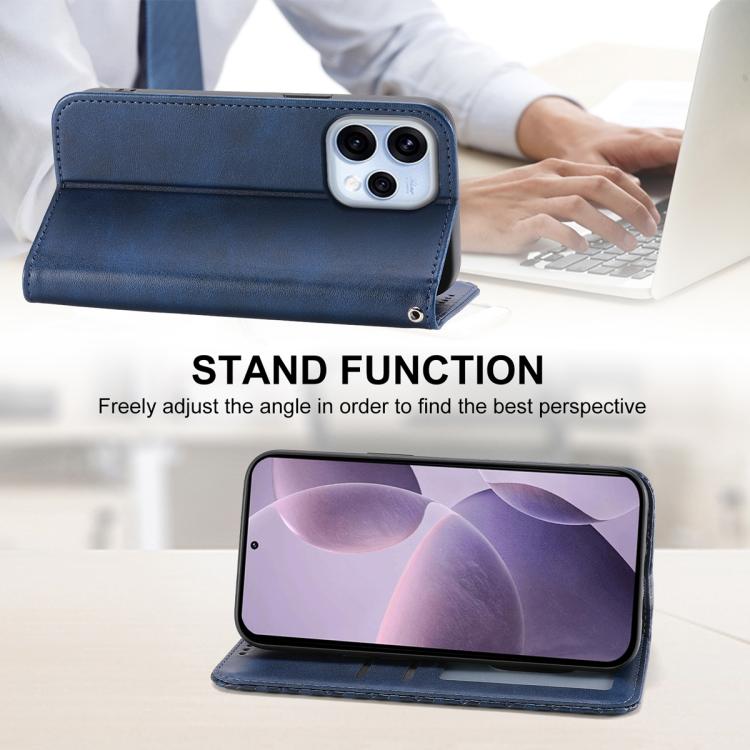 For OPPO Reno15 5G / Reno 15c 5G Cubic Grid Calf Texture Magnetic Leather Phone Case