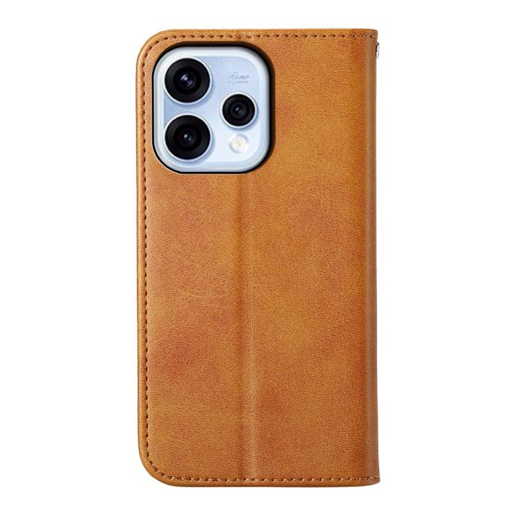 For OPPO Reno15 5G / Reno 15c 5G Cubic Grid Calf Texture Magnetic Leather Phone Case