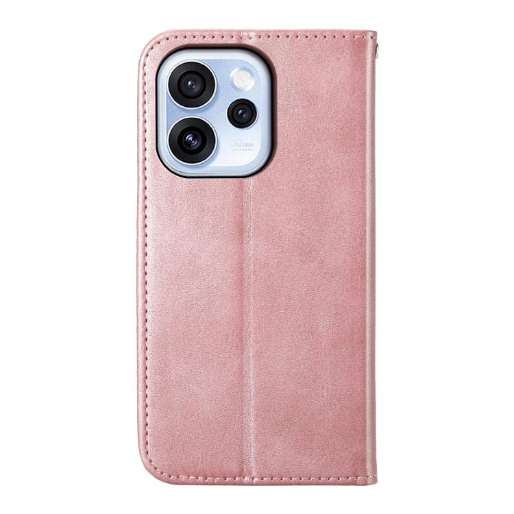 For OPPO Reno15 F 5G Cubic Grid Calf Texture Magnetic Leather Phone Case