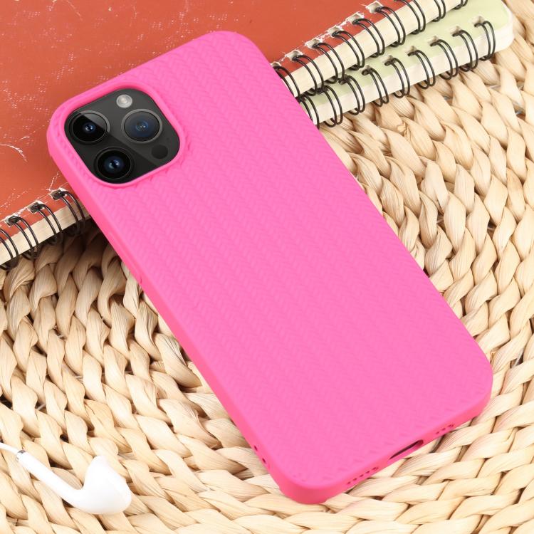 For iPhone 17e / 16e Weave Texture Silicone Phone Case
