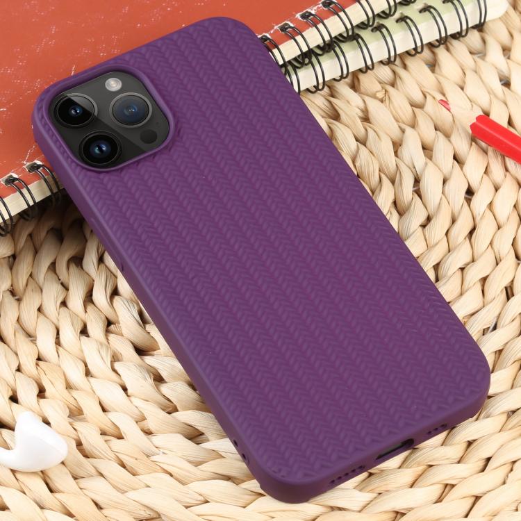 For iPhone 17e / 16e Weave Texture Silicone Phone Case