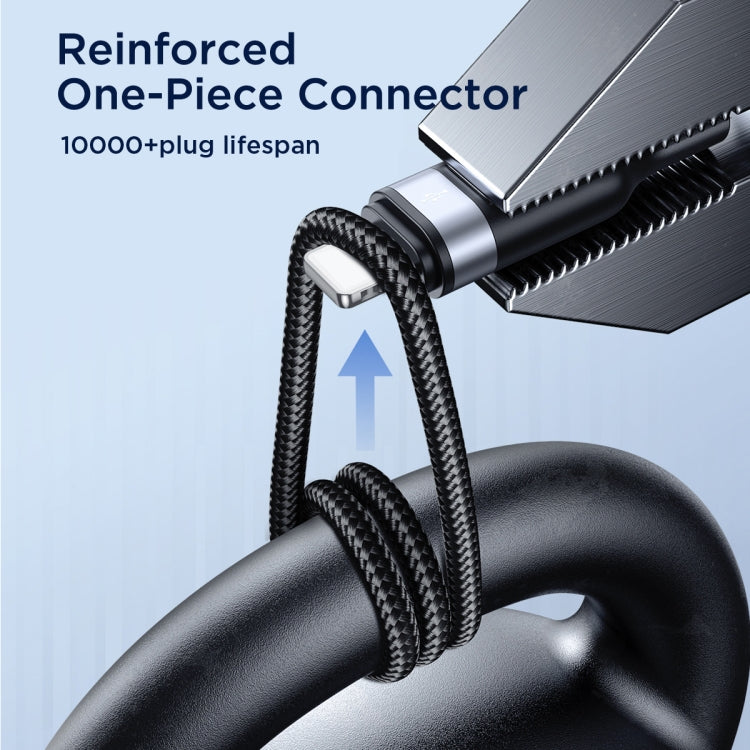 JOYROOM A18 3.5A USB to 8 Pin+USB-C/Type-C+Micro USB 3 in 1 Data Cable, Length: