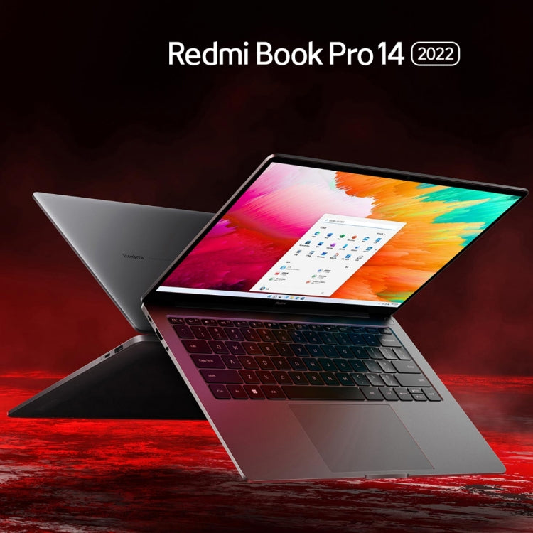 Xiaomi RedmiBook Pro 14 inch Laptop 2022, 16GB+512GB, Windows 11 Home Chinese Version, AMD Ryzen 5 6600H Hexa Core(Starlight Grey)