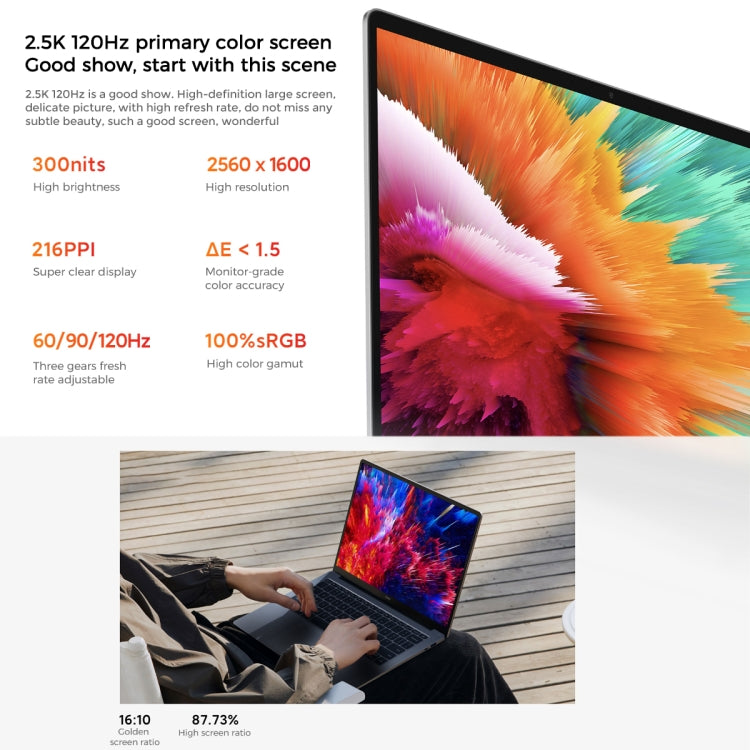 Xiaomi RedmiBook Pro 14 inch Laptop 2022, 16GB+512GB, Windows 11 Home Chinese Version, AMD Ryzen 5 6600H Hexa Core(Starlight Grey)