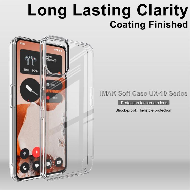 For Nothing CMF phone 2 Pro 5G imak UX-10 Series Transparent Shockproof TPU Phone Case - Transparent