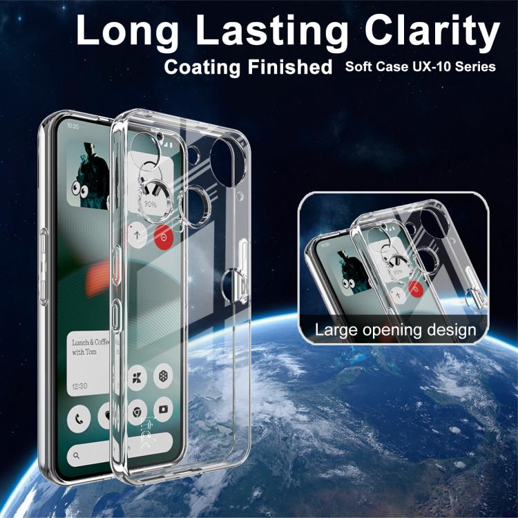 For Nothing Phone 3 imak UX-10 Series Transparent Shockproof TPU Phone Case - Transparent