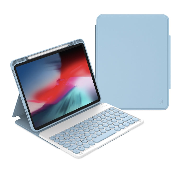 For iPad 10th Gen 10.9 2022 WiWU Skin Feel Magnetic Detachable Keyboard Tablet Case