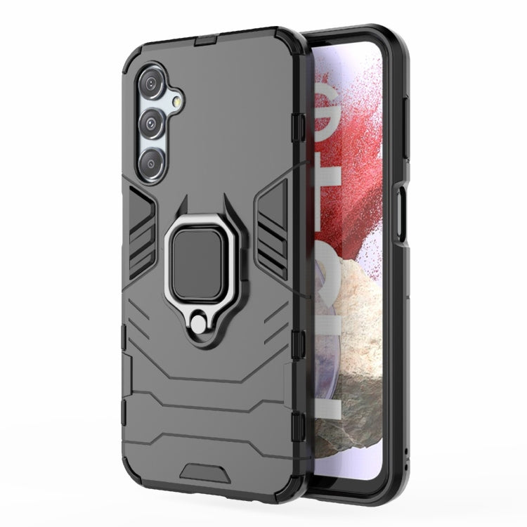 For Samsung Galaxy M34 PC + TPU Shockproof Protective Phone Case with Magnetic Ring Holder