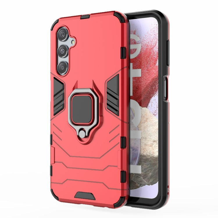 For Samsung Galaxy M34 PC + TPU Shockproof Protective Phone Case with Magnetic Ring Holder