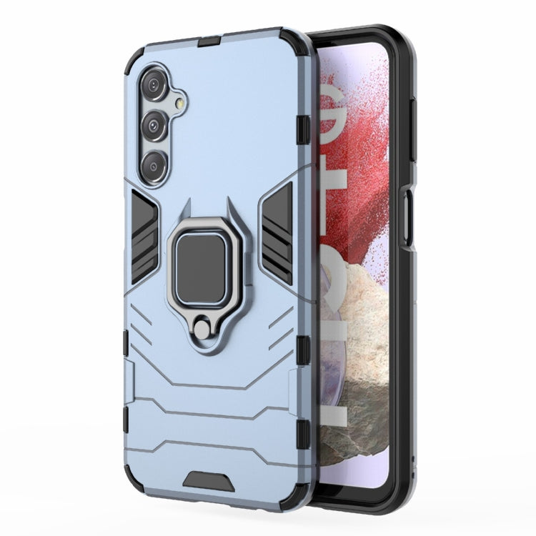 For Samsung Galaxy M34 PC + TPU Shockproof Protective Phone Case with Magnetic Ring Holder