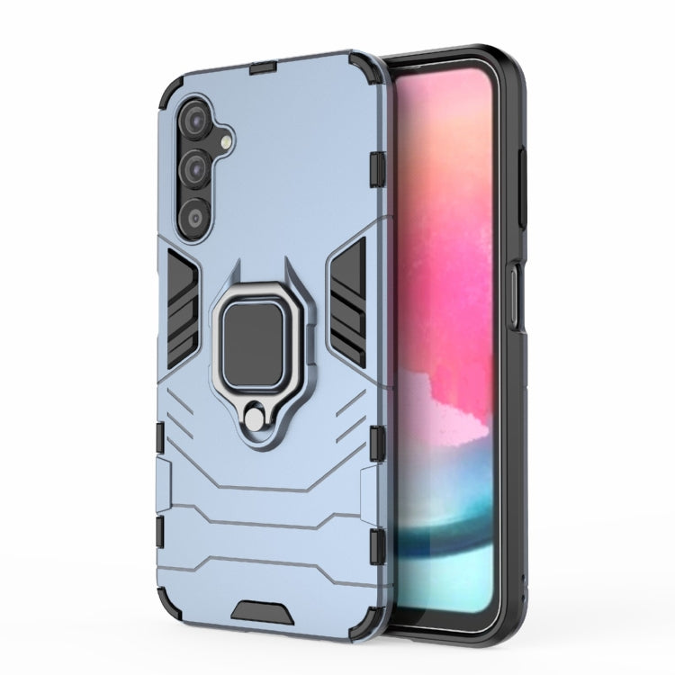 For Samsung Galaxy A25 5G PC + TPU Shockproof Protective Phone Case with Magnetic Ring Holder