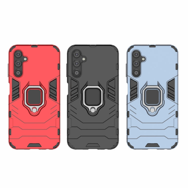 For Samsung Galaxy A25 5G PC + TPU Shockproof Protective Phone Case with Magnetic Ring Holder