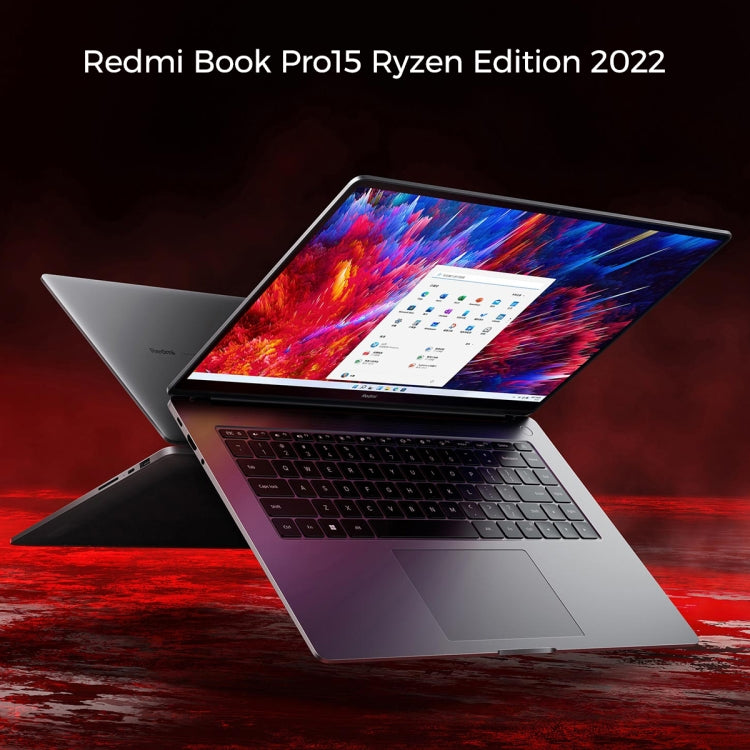 Xiaomi RedmiBook Pro 15 Laptop 2022 15.6 inch, 16GB+512GB, Windows 11 Home Chinese Version, AMD Ryzen 5 6600H Hexa Core RTX2050 Discrete Graphics(Starlight Grey)