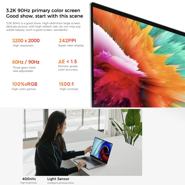 Xiaomi RedmiBook Pro 15 Laptop 2022 15.6 inch, 16GB+512GB, Windows 11 Home Chinese Version, AMD Ryzen 5 6600H Hexa Core RTX2050 Discrete Graphics(Starlight Grey)
