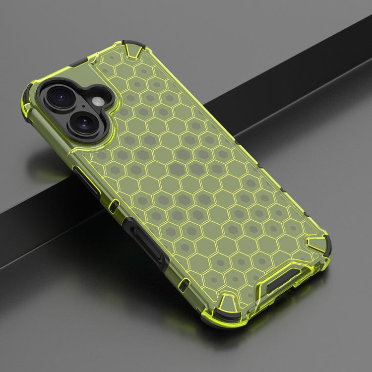 For iPhone 16 Honeycomb Shockproof Phone Case