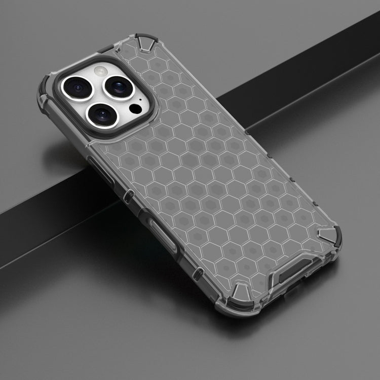 For iPhone 16 Pro Honeycomb Shockproof Phone Case