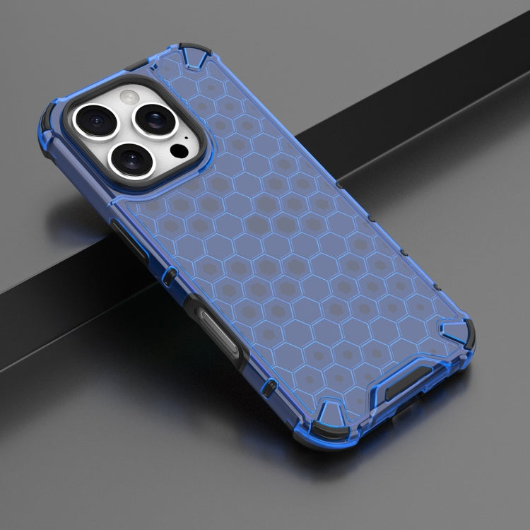 For iPhone 16 Pro Honeycomb Shockproof Phone Case