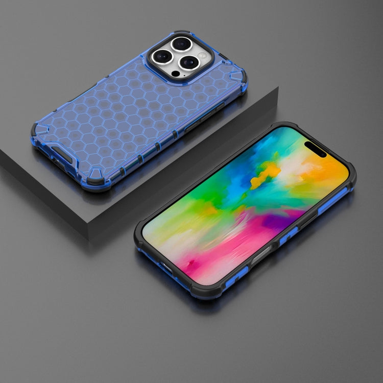 For iPhone 16 Pro Honeycomb Shockproof Phone Case