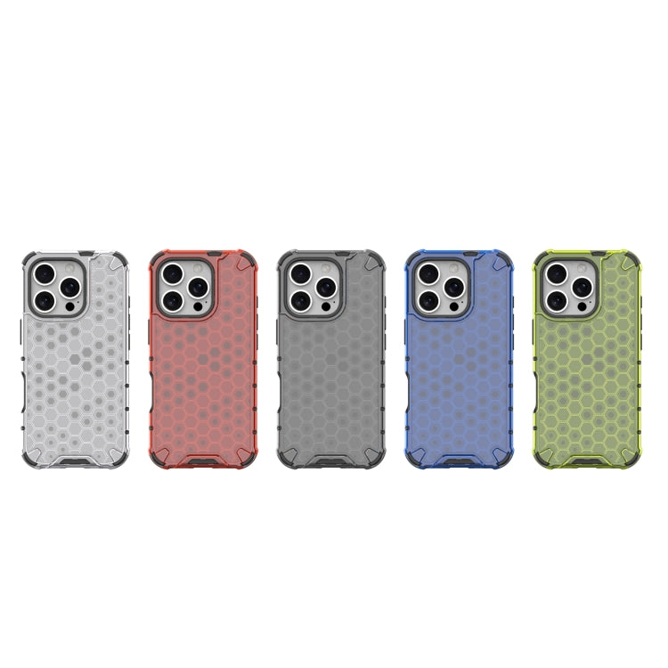 For iPhone 16 Pro Honeycomb Shockproof Phone Case